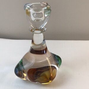 Glass Candlestick ‘Rhapsody’ by Frantisek Zemek.